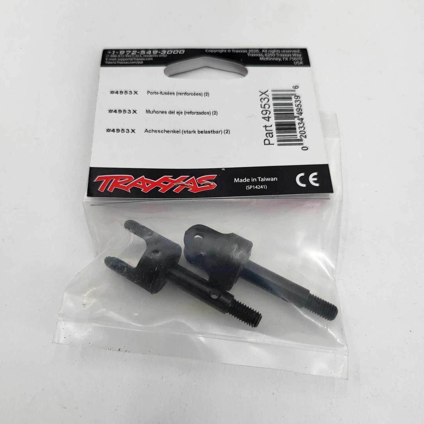 Traxxas E-Maxx, T-Maxx heavy duty stub axles #4953X