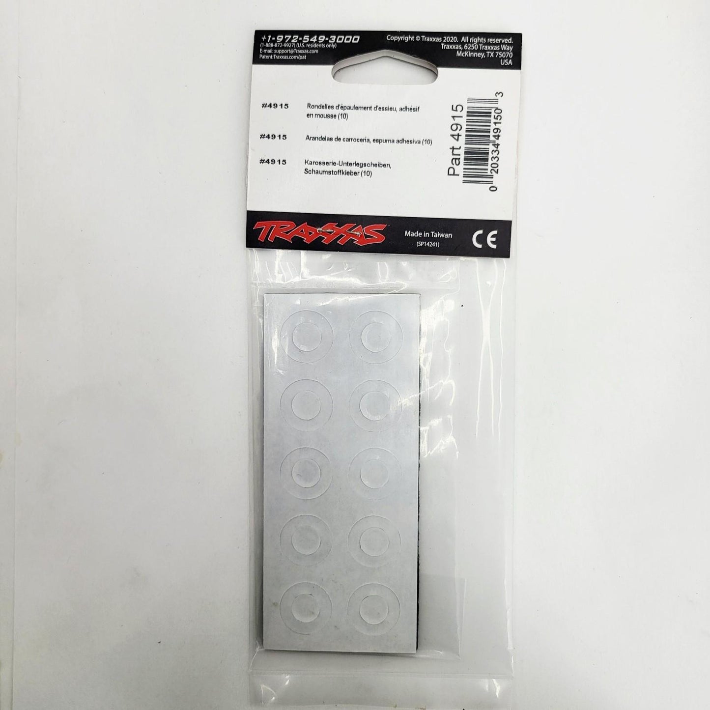 Traxxas foam body washers set of 10 #4915