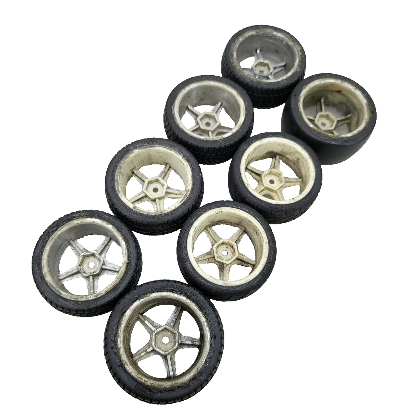 HPI various wheels with 3 different tire compounds, 1/10th scale x8 total read