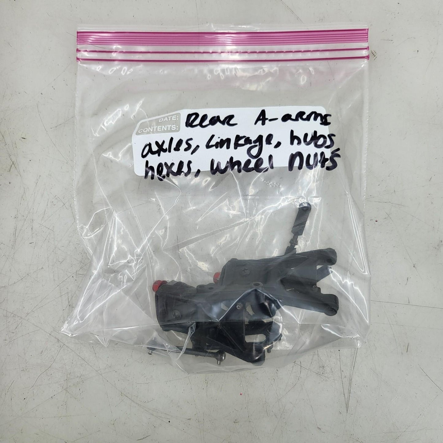 HPI Racing Sprint 2 rear A-arms, knuckles, axles, hexes, RPM links, wheel nuts