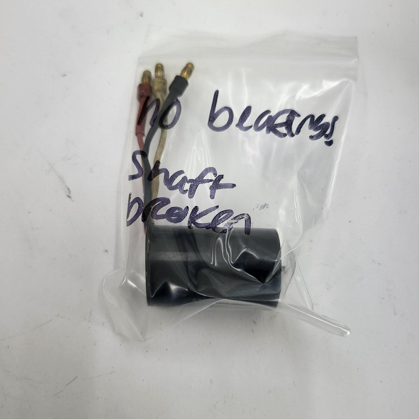 Losi Xcelorin motor for repair, broken shaft and no bearings