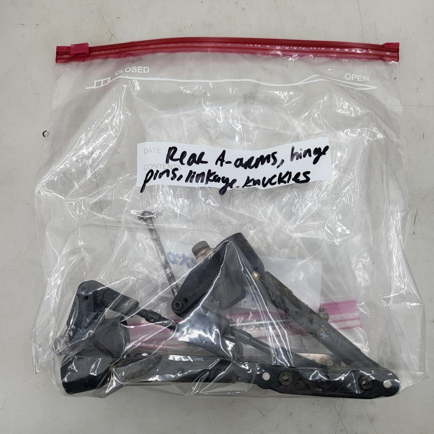 Hobao / OFNA Hyper 7 rear A-arms, linkage, hing pins, axles, knuckles, hexes