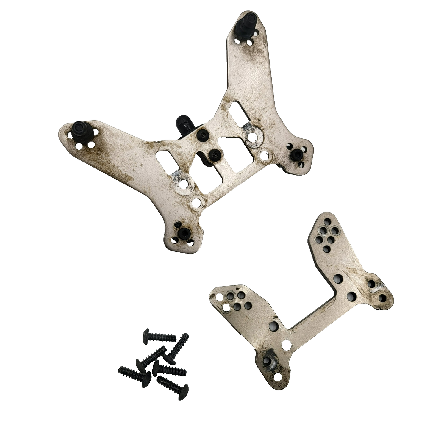 Hobao Hyper 7 PBS aluminum front and rear shock towers