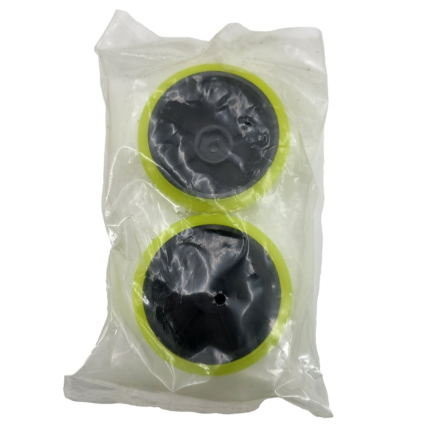 Unbranded 1/10th scale bright yellow drift wheels