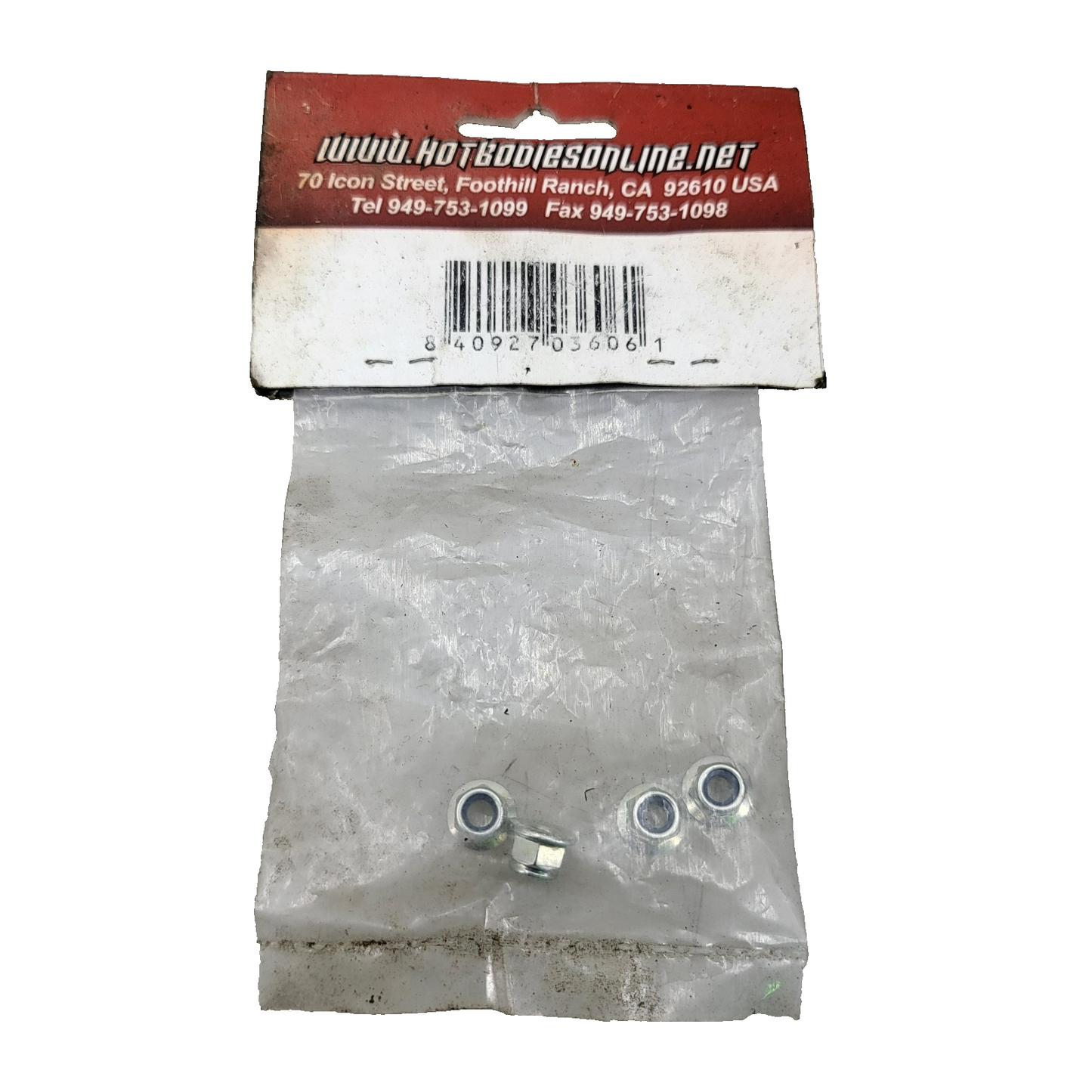 Hot Bodies Lightning stadium M5 5mm flanged lock nuts #C8168