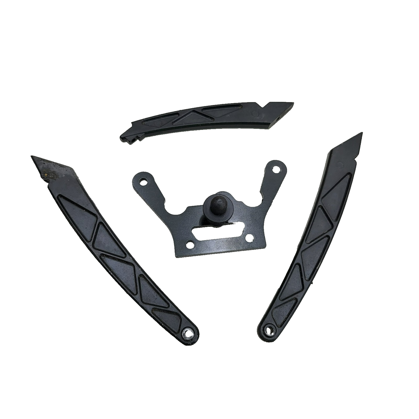 Hobao OFNA Hyper 7 black aluminum chassis braces and body post