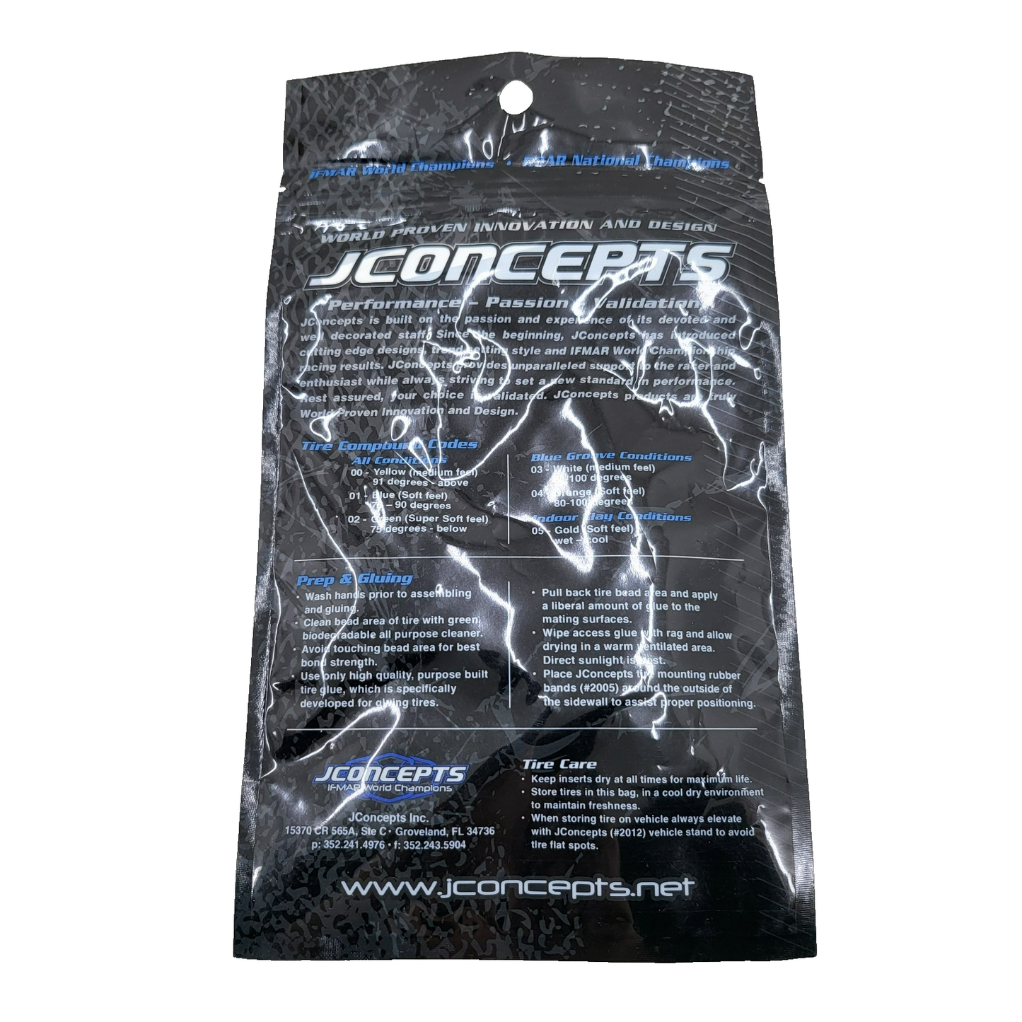 JConcepts SC10 4X4Hazard wheel dishes, black x4 #3344BD