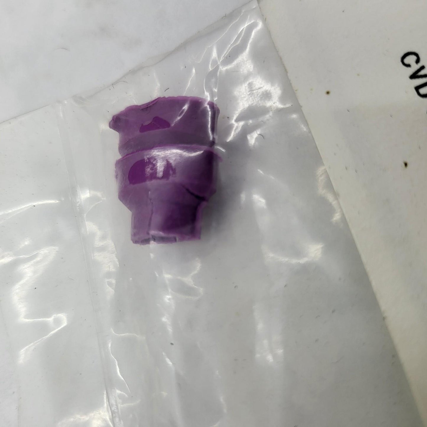 Racers Edge RC CVD boot, purple. 1 pair #3100P NOS- cracking
