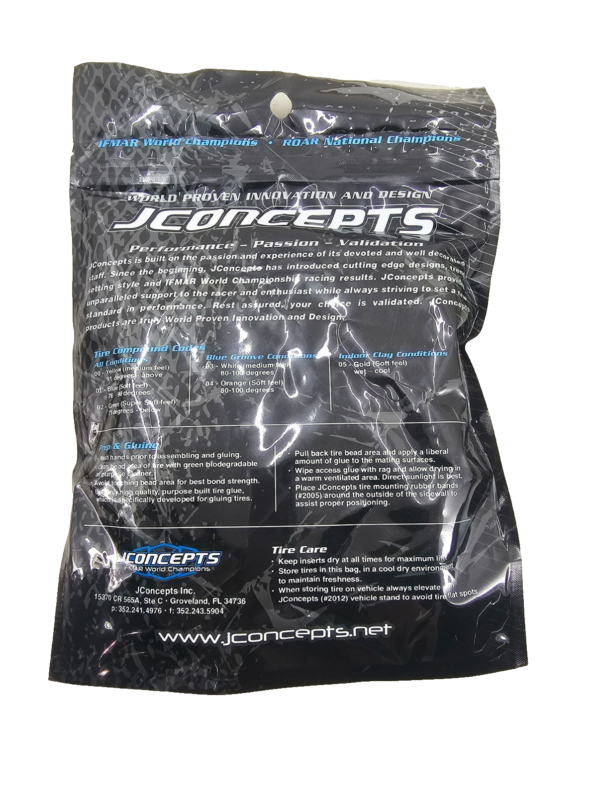 Jconcepts Mono for team Losi TLR 22 3.0 2.2", Yellow #3325Y