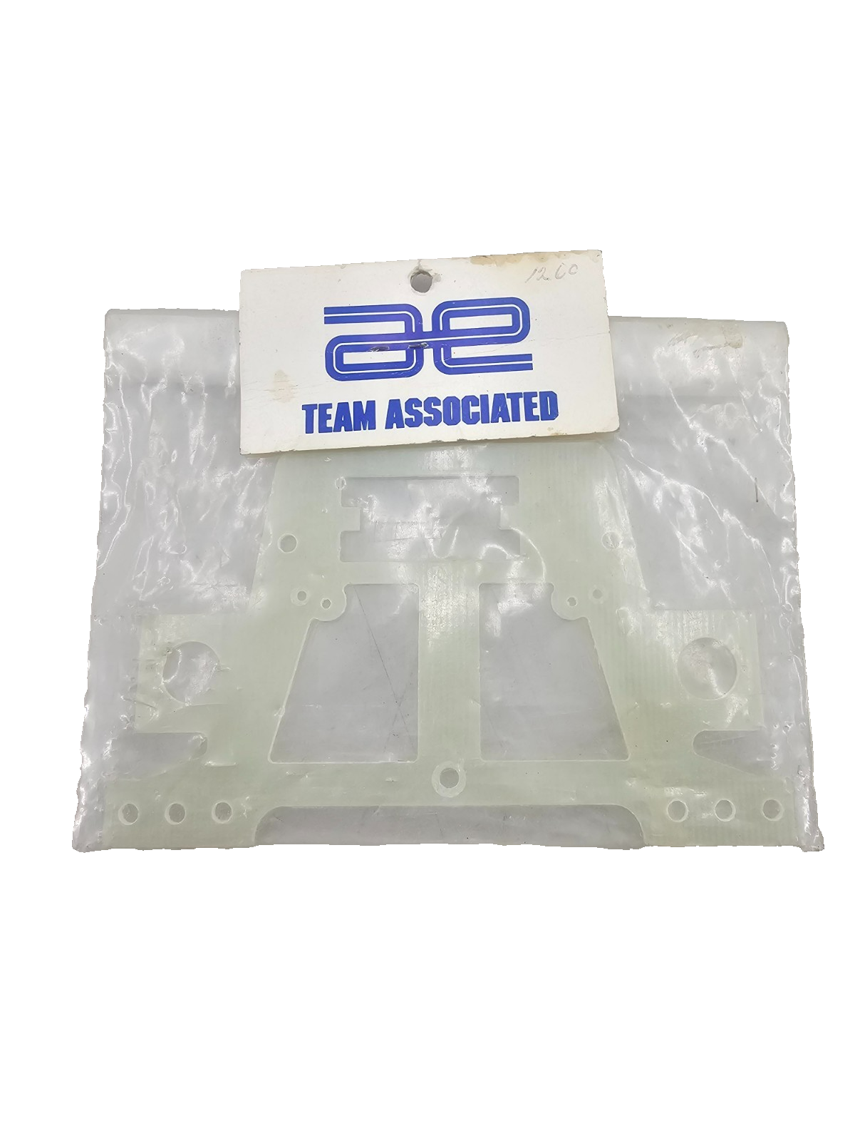 Team Associated Edinger RC12i Radio tray routed, rare NOS #4175