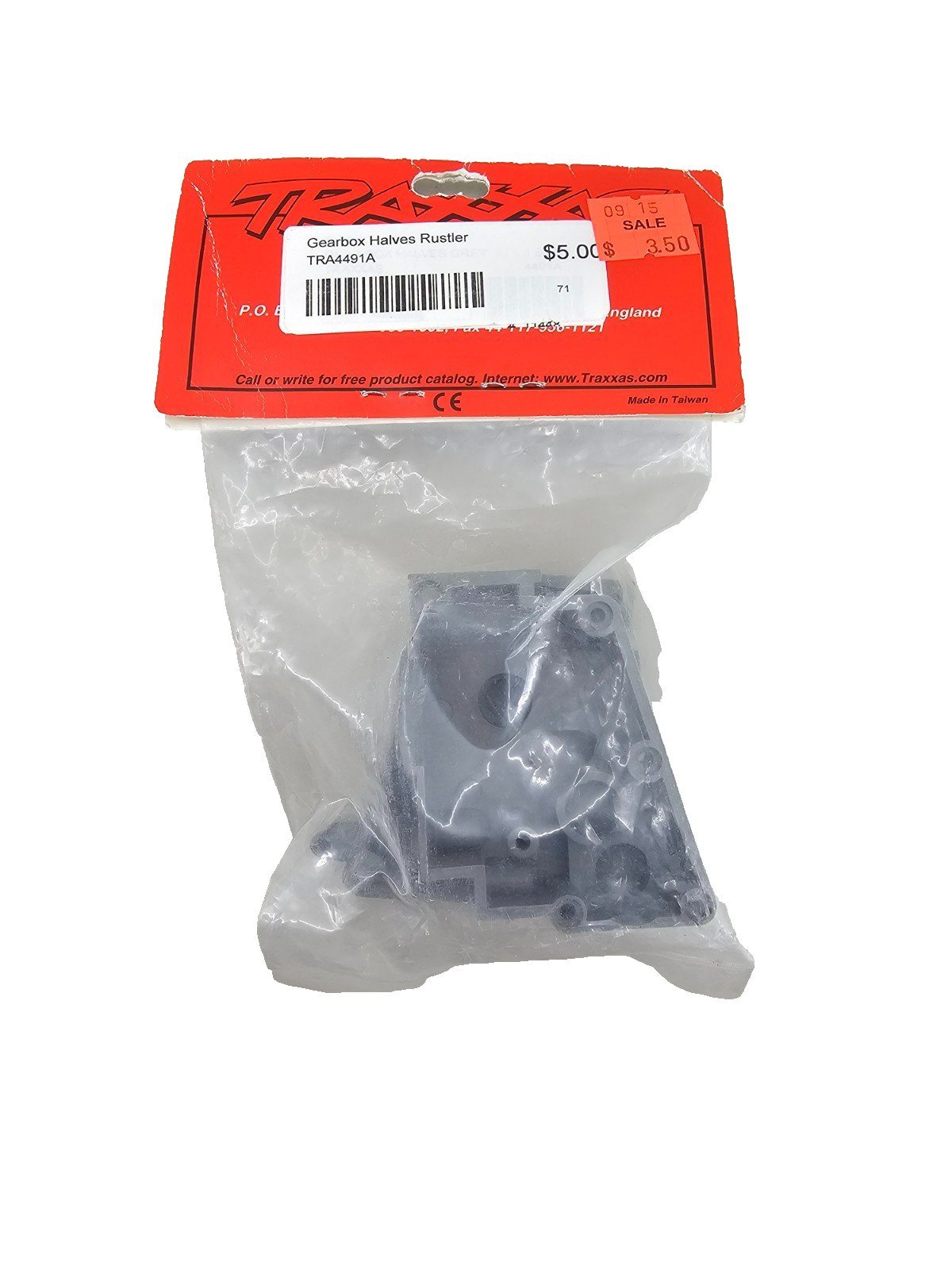 Traxxas Gearbox halves in grey for nitro slash or rustler #4491A