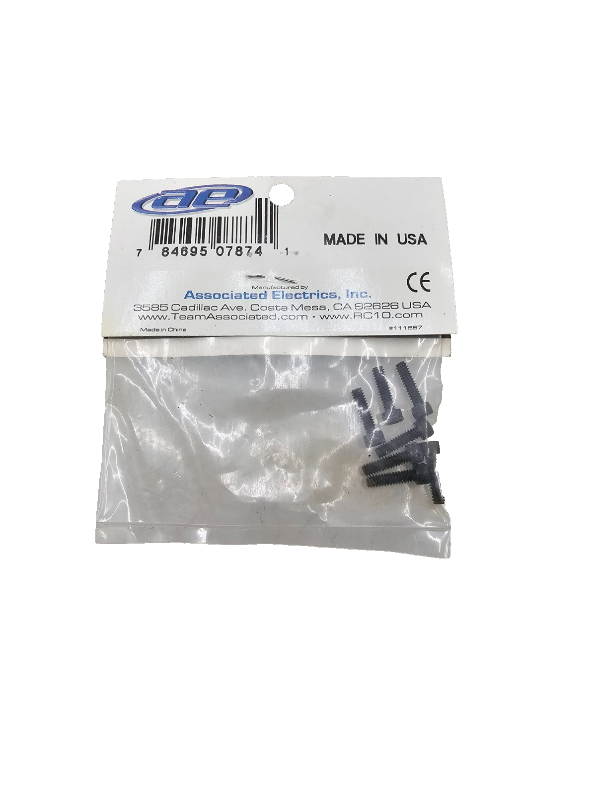 Team Associated RC10 Narrow truck wheel screws #7874