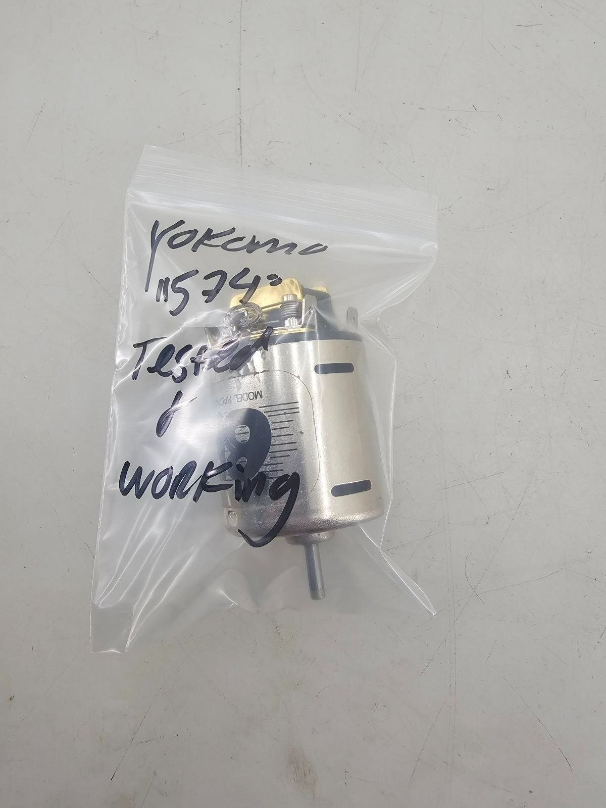 Vintage Yokomo BRP 1/10th scale motor "574" Tested and working