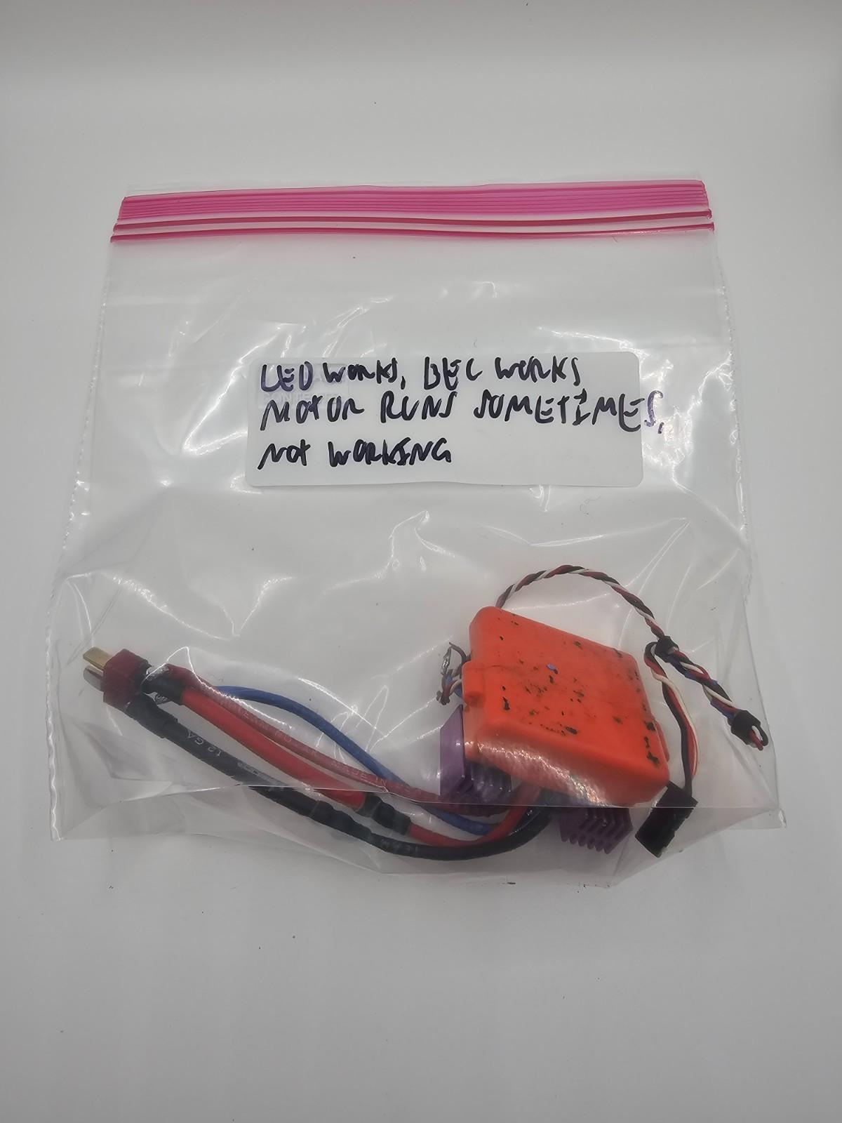 Novak Fusion ESC for repair. LED works but inconsistent running on motor
