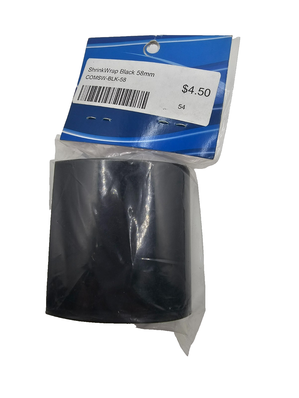 Common Sense RC Shrink wrap 58mm Black #SW-BLK-58
