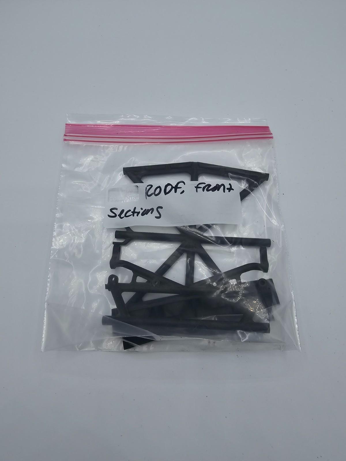 Axial Exo Terra roll cage sections roof, front lower section, lightbar