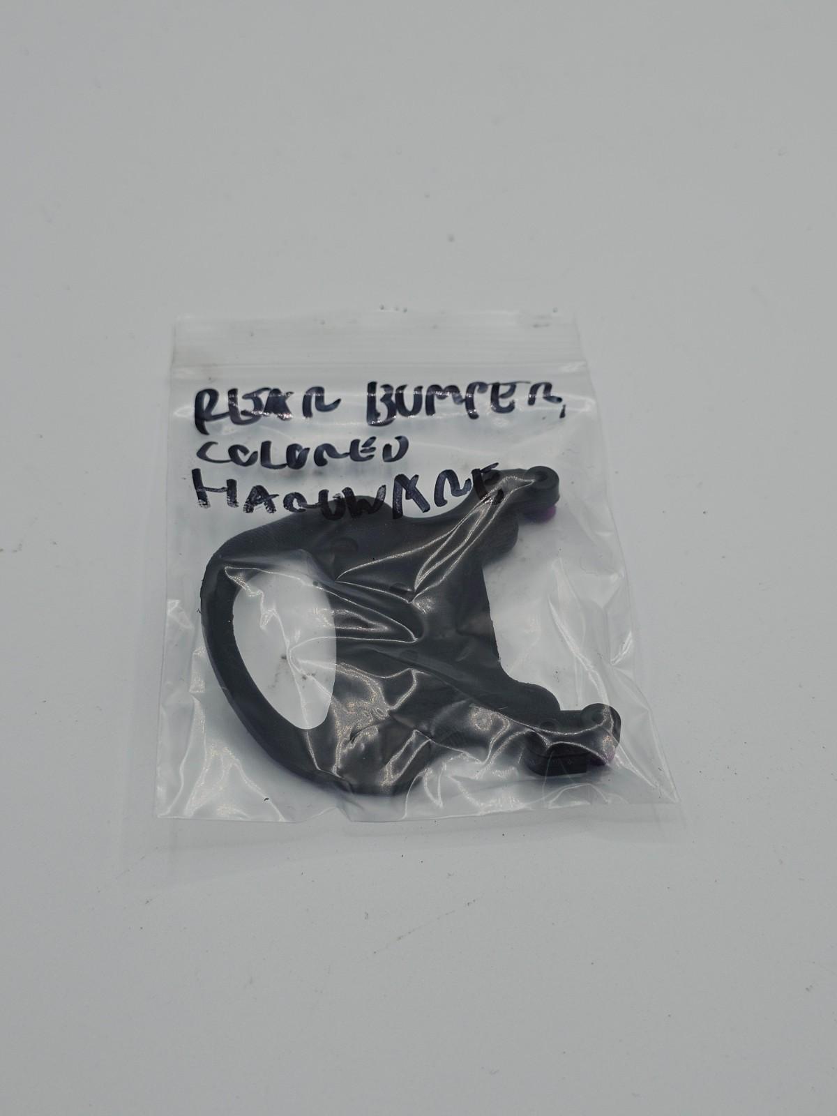 Losi XXX-S rear bumper with purple hardware