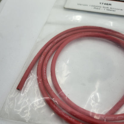Venom 14AWG Soft silicone wire 1 meter, red #1746R