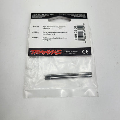 Traxxas XXL shock shafts, hard chrome #2656