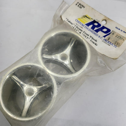 RPM Talonz 3 spoke front and rear wheels chrome for Losi #81593