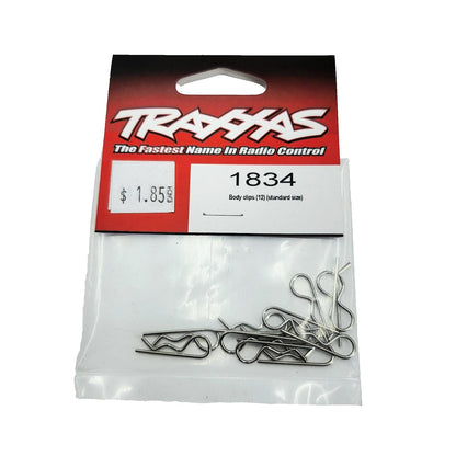 Traxxas standard size body clips, x12 #1834