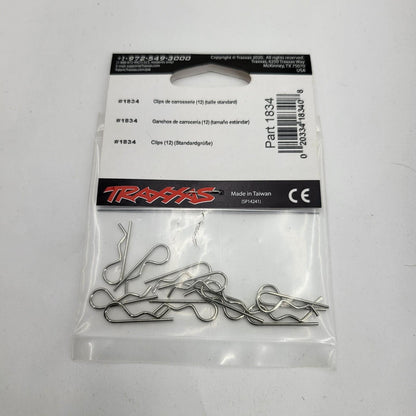 Traxxas standard size body clips, x12 #1834