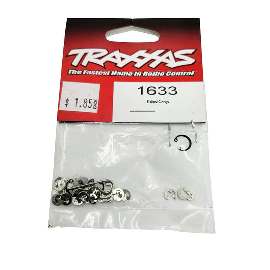 Traxxas E-clip, C-clip, snap R rings #1633