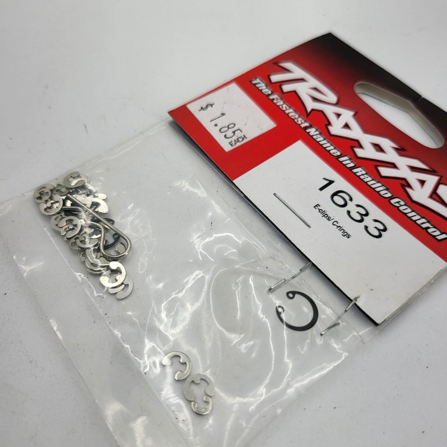 Traxxas E-clip, C-clip, snap R rings #1633
