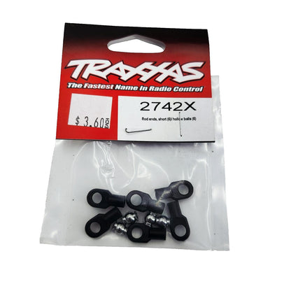 Traxxas Slash, rustler, stampede short rod ends set of 6 #2742X
