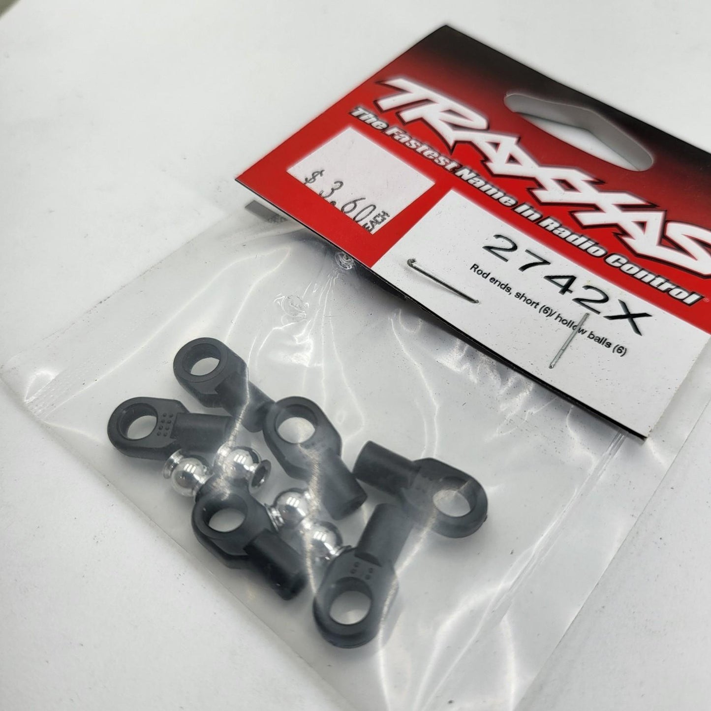 Traxxas Slash, rustler, stampede short rod ends set of 6 #2742X