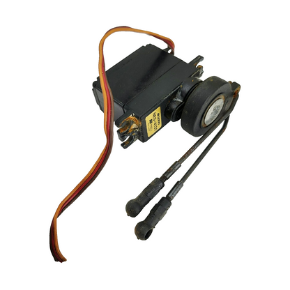 Serpent impact M2steering servo, servo saver, and links