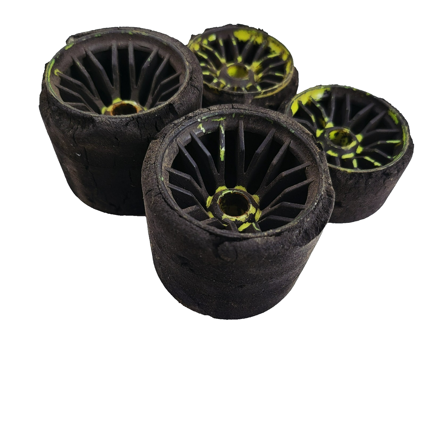 Serpent impact M2 Nitro original wheels and foam tires, staggered