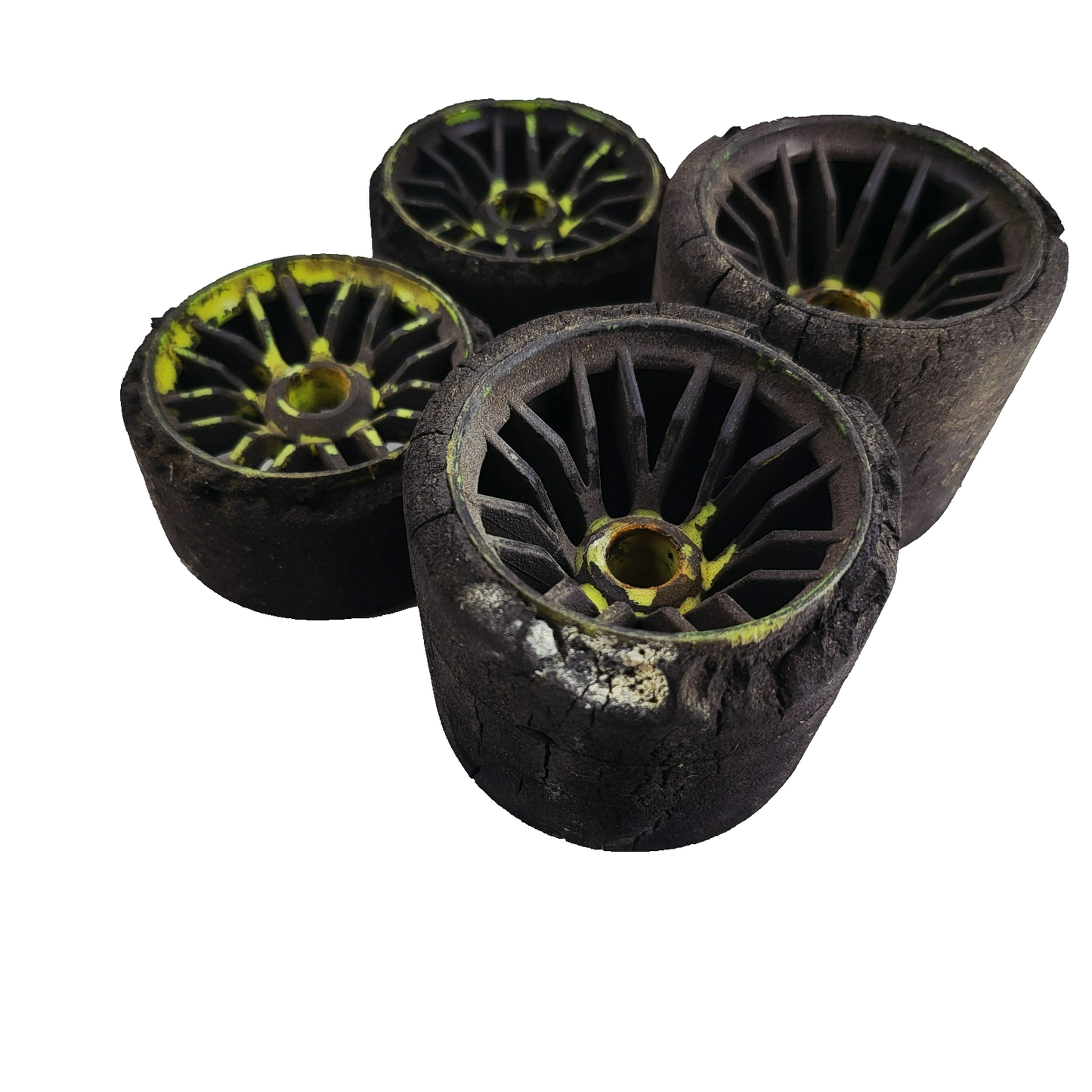 Serpent impact M2 Nitro original wheels and foam tires, staggered