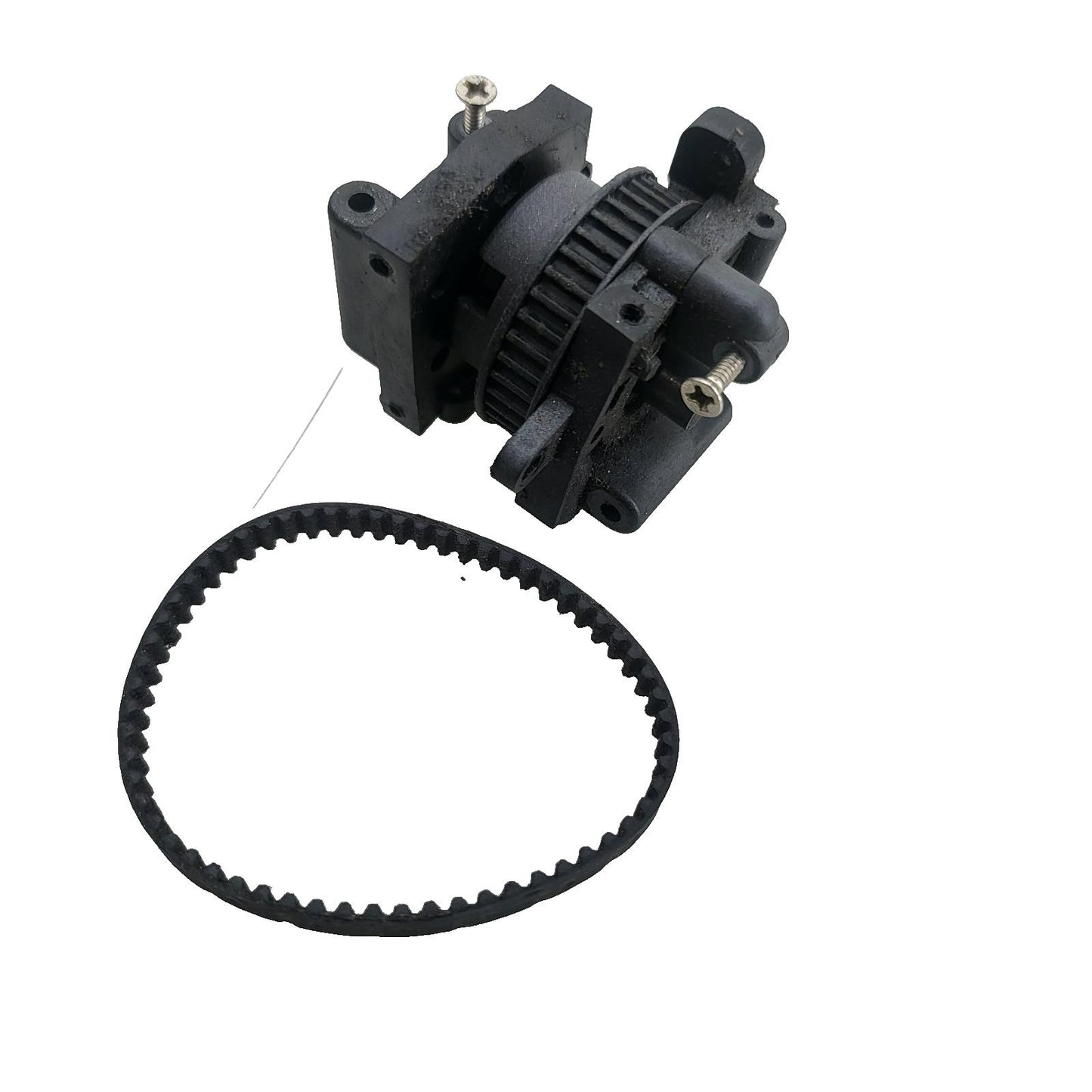 HPI RS4 Nitro rear diff bulkhead, bearings, adjuster, belt