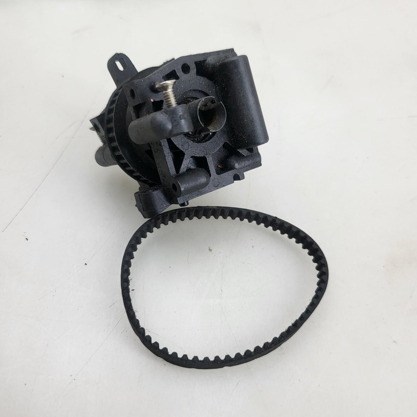 HPI RS4 Nitro rear diff bulkhead, bearings, adjuster, belt