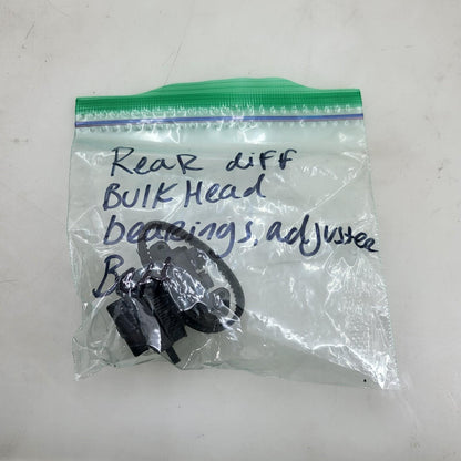 HPI RS4 Nitro rear diff bulkhead, bearings, adjuster, belt