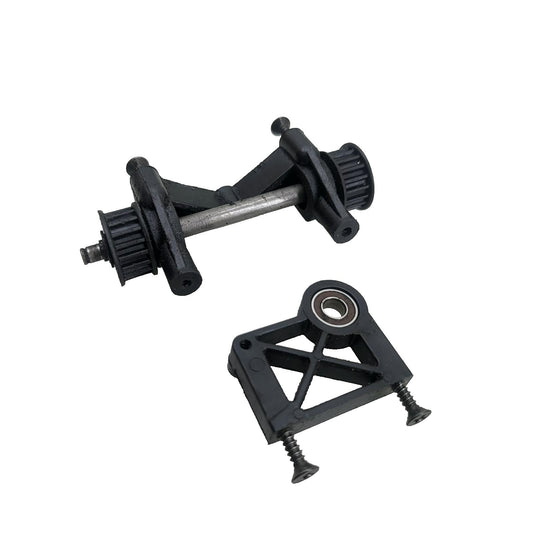 HPI RS4 Nitro Jackshaft, center shaft, pulleys, bearing