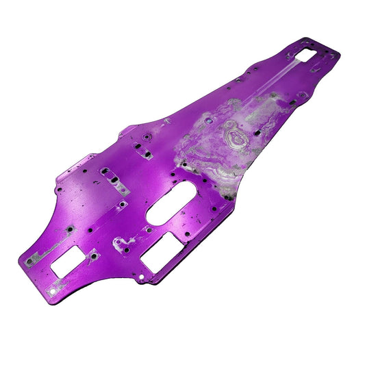HPI RS4 Nitro purple 2mm aluminum chassis