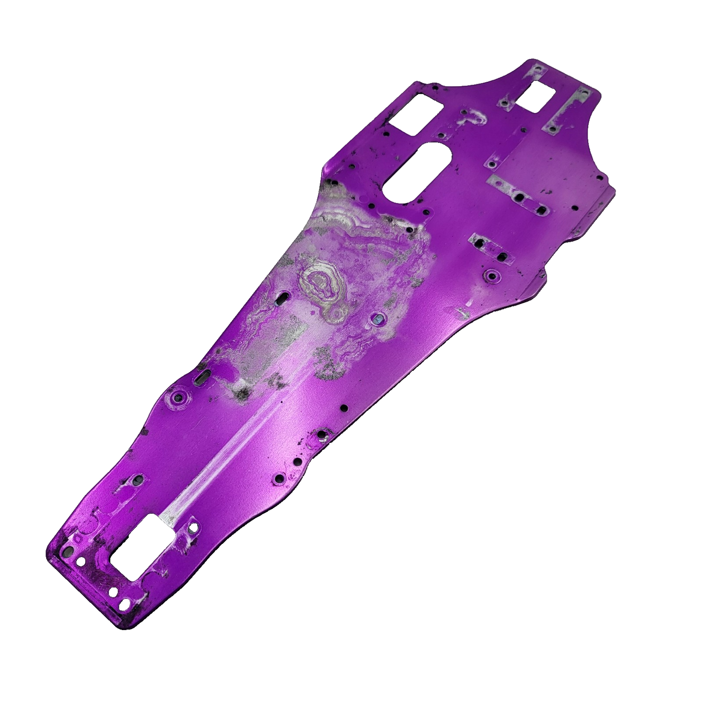 HPI RS4 Nitro purple 2mm aluminum chassis