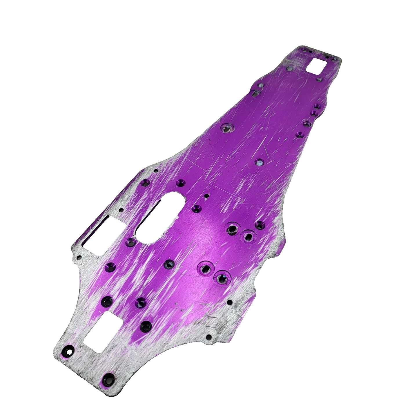 HPI RS4 Nitro purple 2mm aluminum chassis