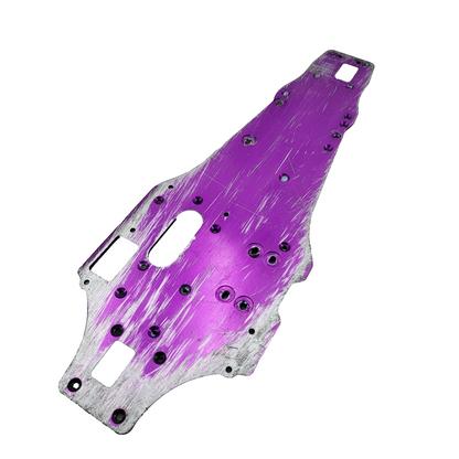 HPI RS4 Nitro purple 2mm aluminum chassis