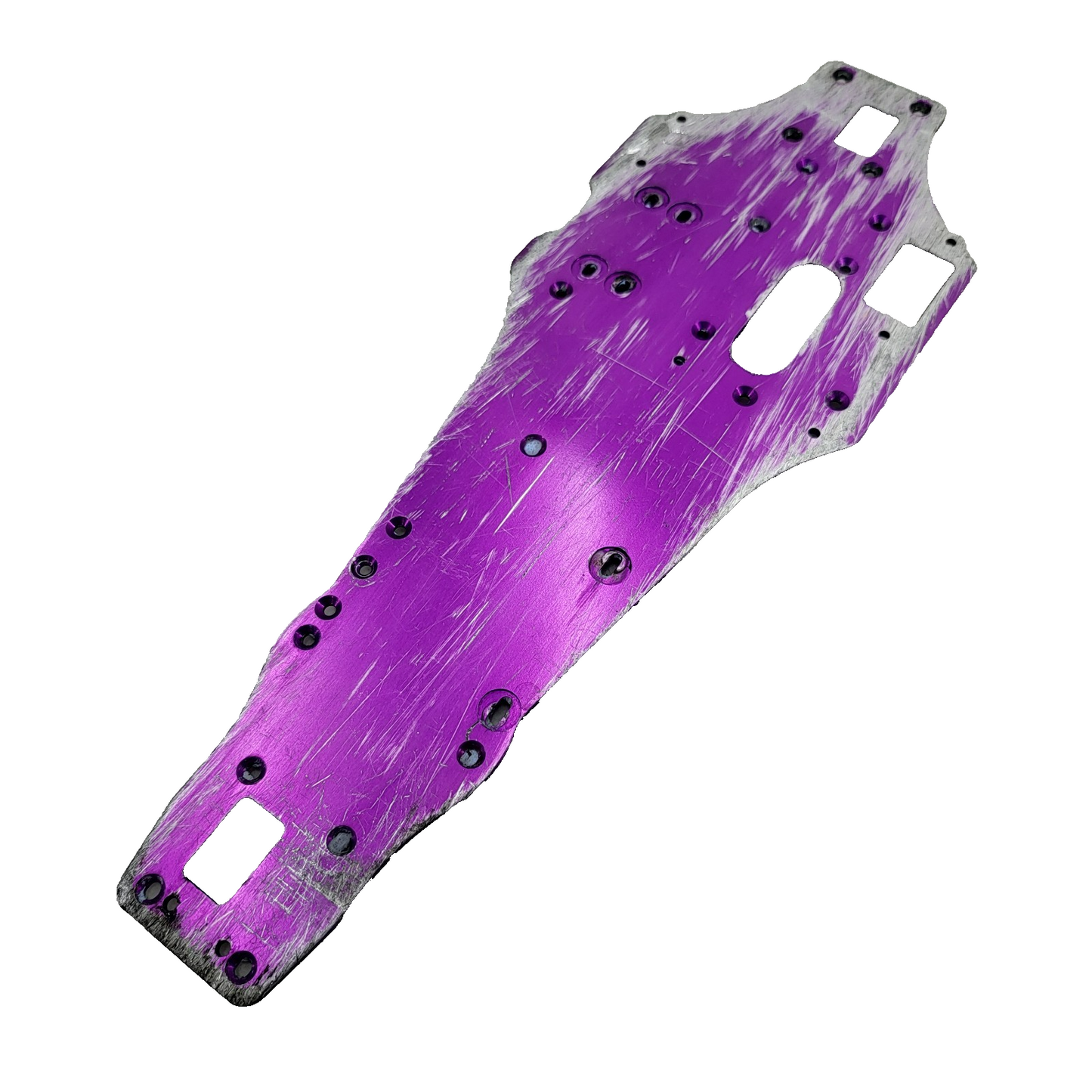 HPI RS4 Nitro purple 2mm aluminum chassis