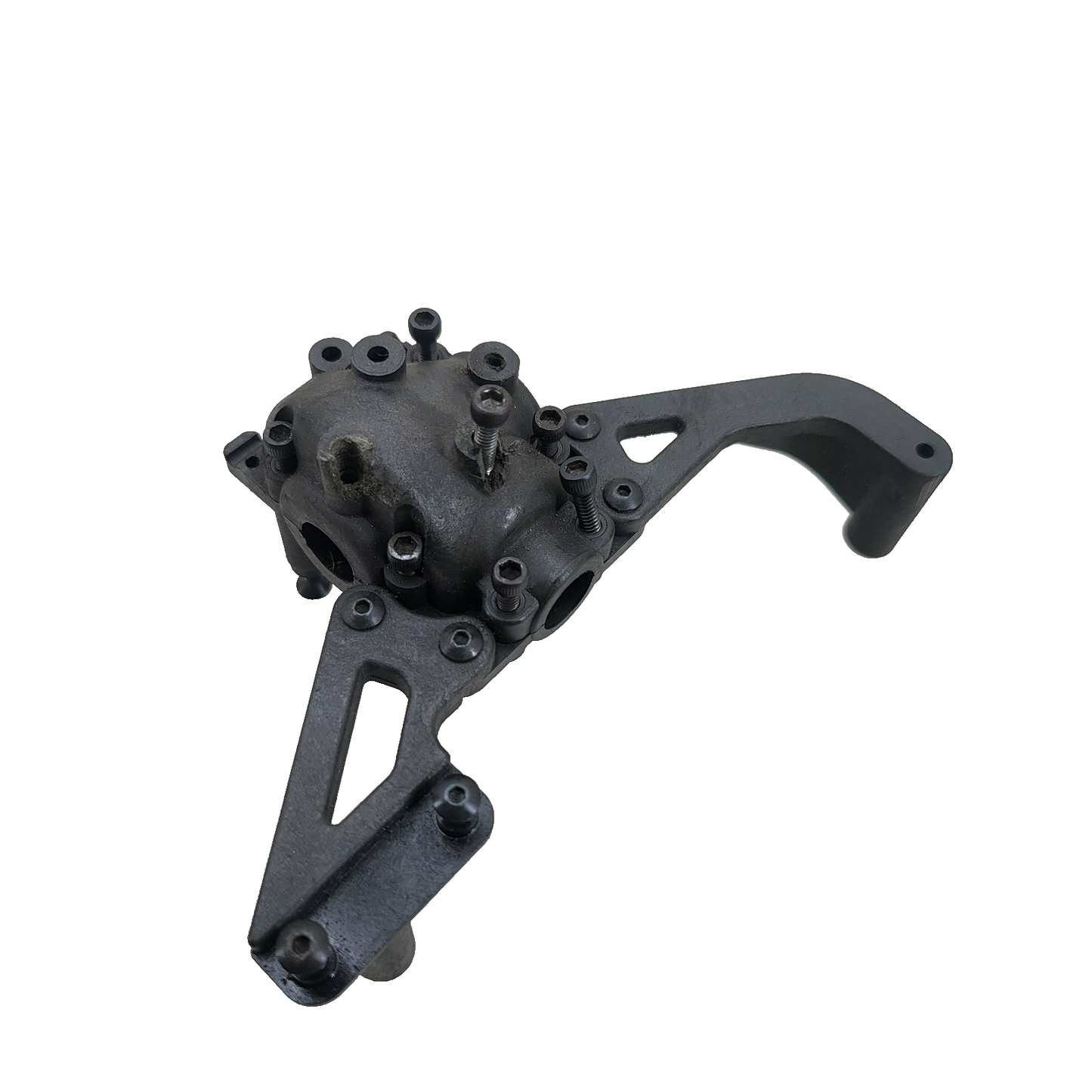 Team Associated Nitro TC3 rear diff housing, chassis mount, hardware