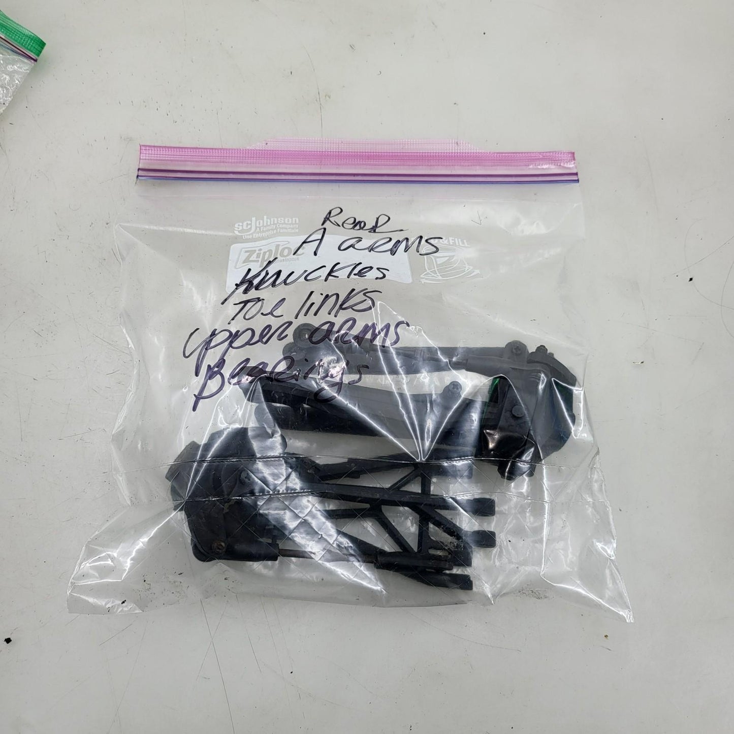 HPI Savage Octane 1/8 rear upper arms, A arms, knuckles, toe links, bearings
