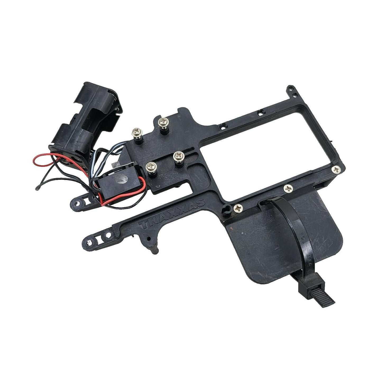 Traxxas 4-Tec 2.5/ Pro .15 black upper deck, battery tray, switch #4823, #3039