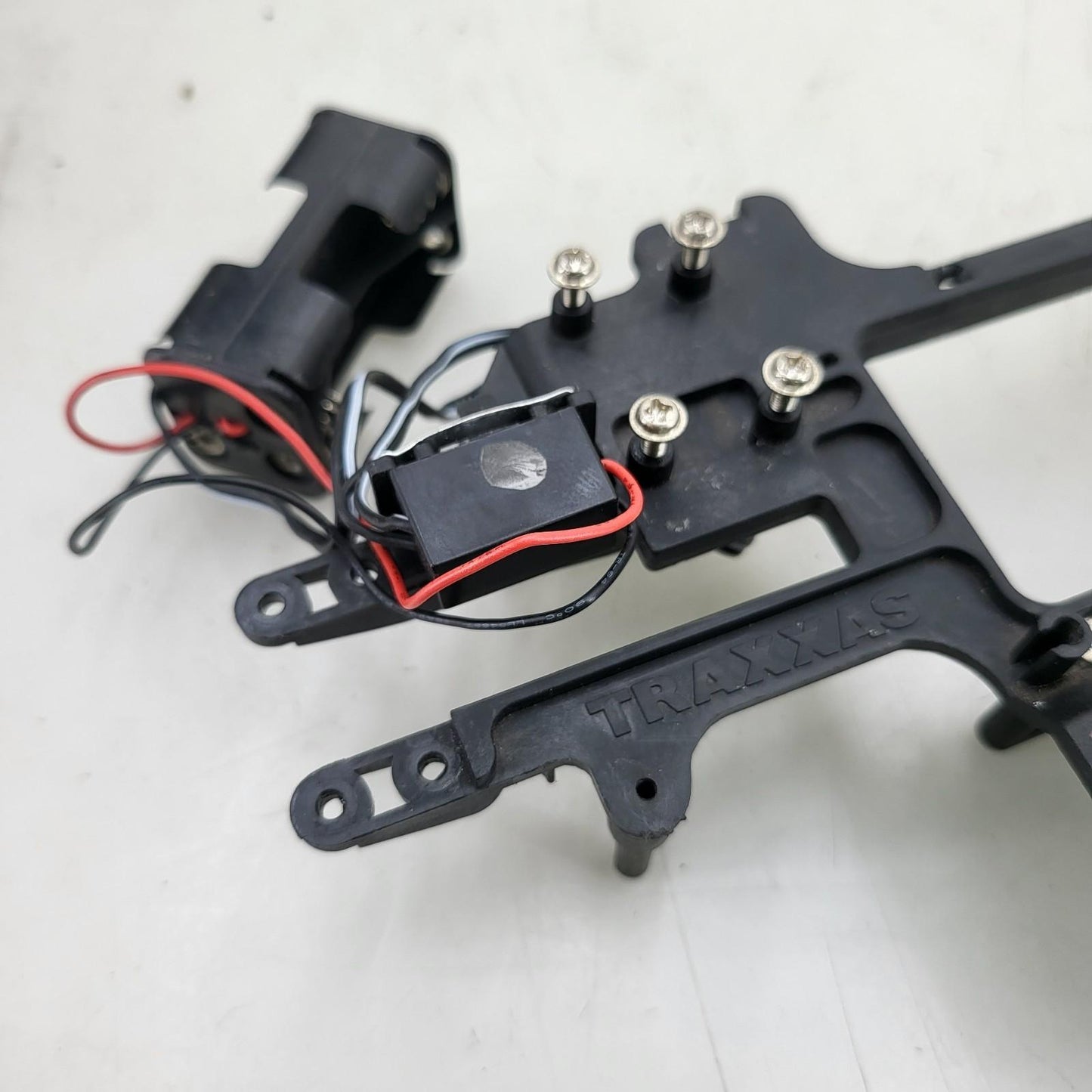 Traxxas 4-Tec 2.5/ Pro .15 black upper deck, battery tray, switch #4823, #3039