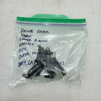 Traxxas 4-Tec Nitro Lower arm, knuckle, shock, outer driveshaft, camber links