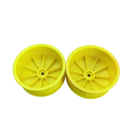 Jconcepts 1/10 front buggy wheels yellow, new without package