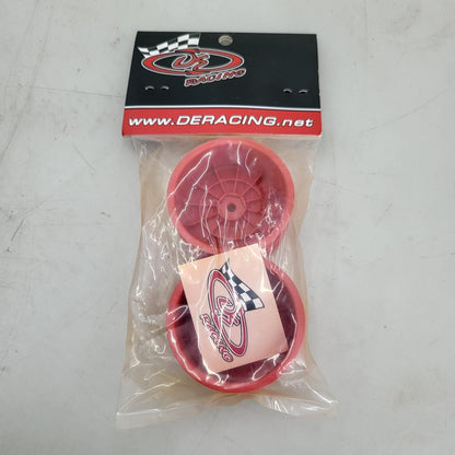 DE Racing speedline DER-SB-AFR wheels red, Kyosho front x2