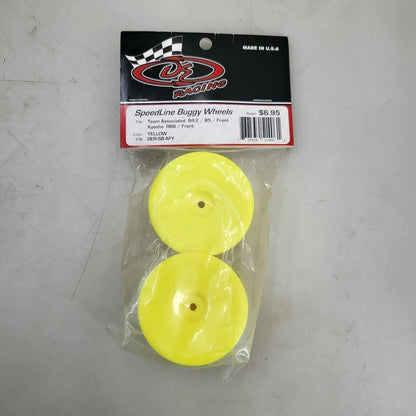 DE Racing speedline buggy wheels yellow DER-SB-AFY 1/10 Kyosho